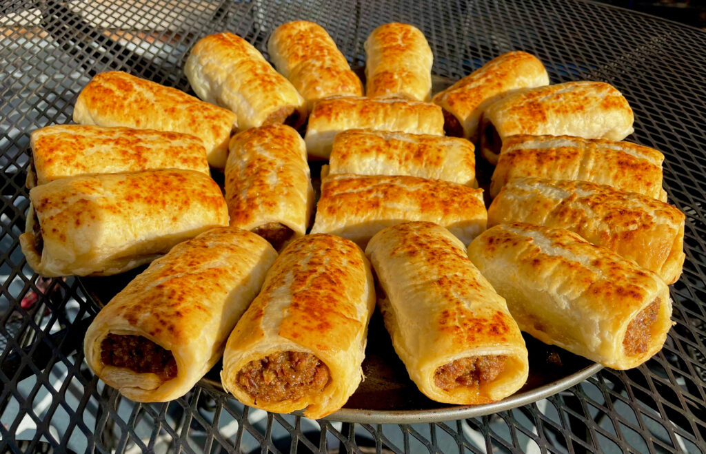 Large Tray of Sausage Rolls